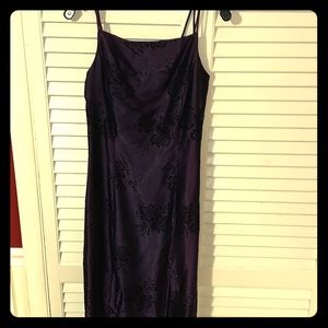 RAMPAGE PURPLE DRESS SIZE 9 BACKLESS CRISS CROSS